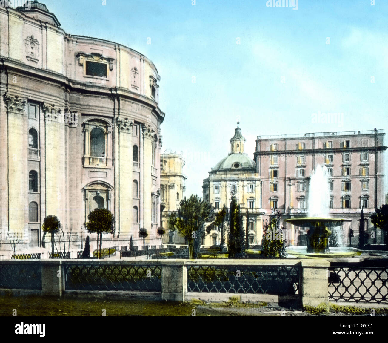 Gebäude des Vatikanstaates in Rom, Italien 1920er Jahre. Gli edifici della Città del Vaticano a Roma, Italia 1920s. Foto Stock