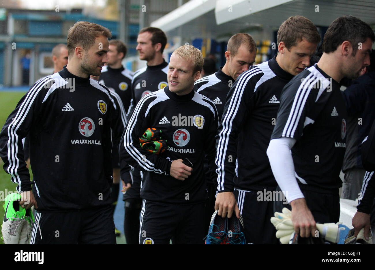 Calcio - amichevole internazionale - Lussemburgo v scozia Scozia - Formazione - Cappielow Park Foto Stock