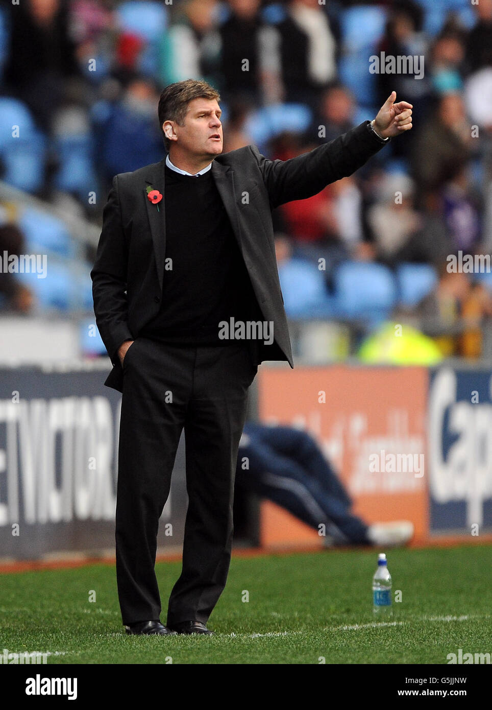 Calcio - Npower Football League One - Coventry City v Scunthorpe United - Ricoh Arena. Scunthorpe United's Manager Brian Laws Foto Stock