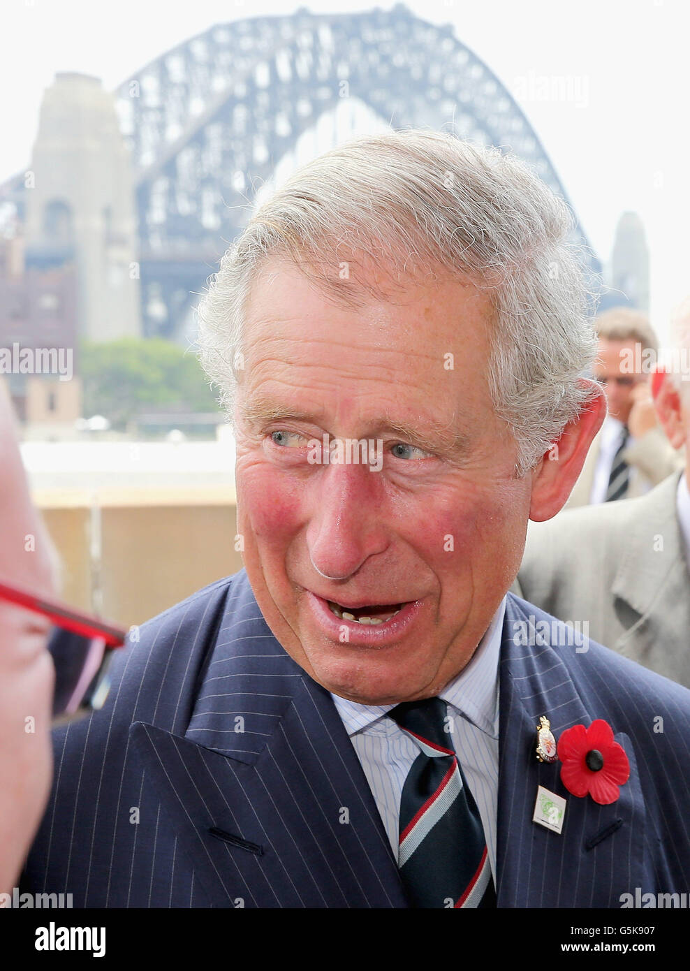 Il Prince of Wales partecipa a un ricevimento per l'Australian Wool Industry presso il museo di arte contemporanea di Sydney, Australia. Foto Stock