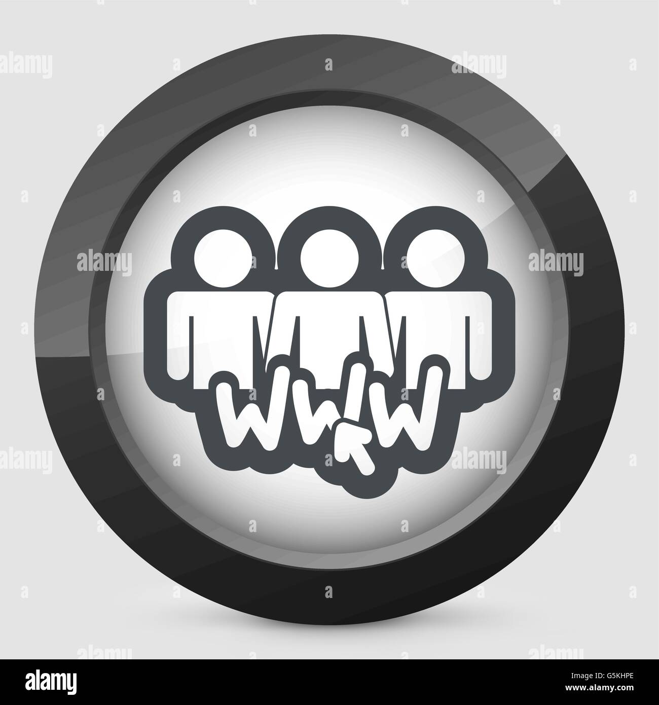 Sociale icona di rete Illustrazione Vettoriale