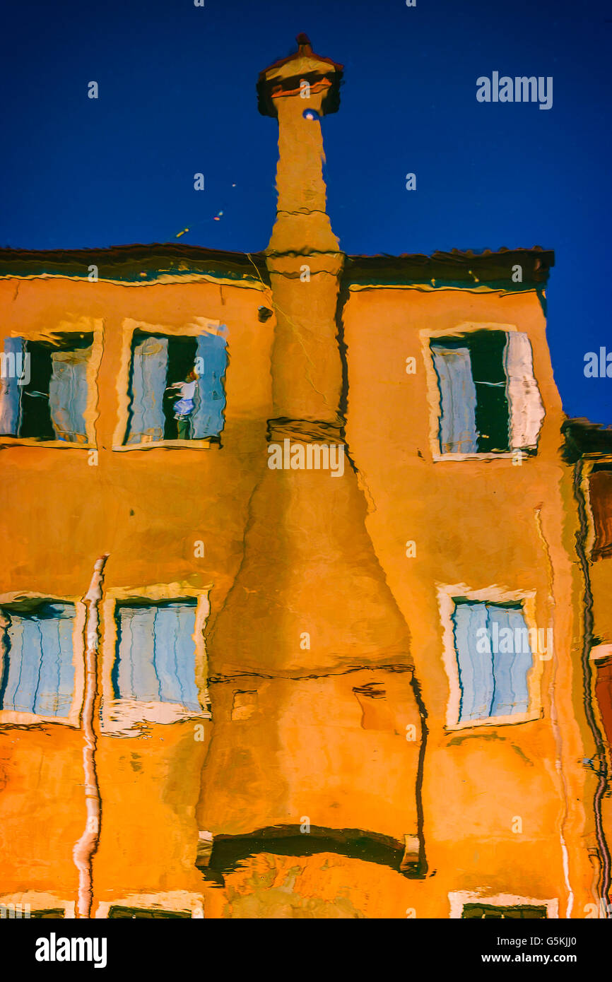 Italia Veneto Chioggia - Riflessioni Foto Stock