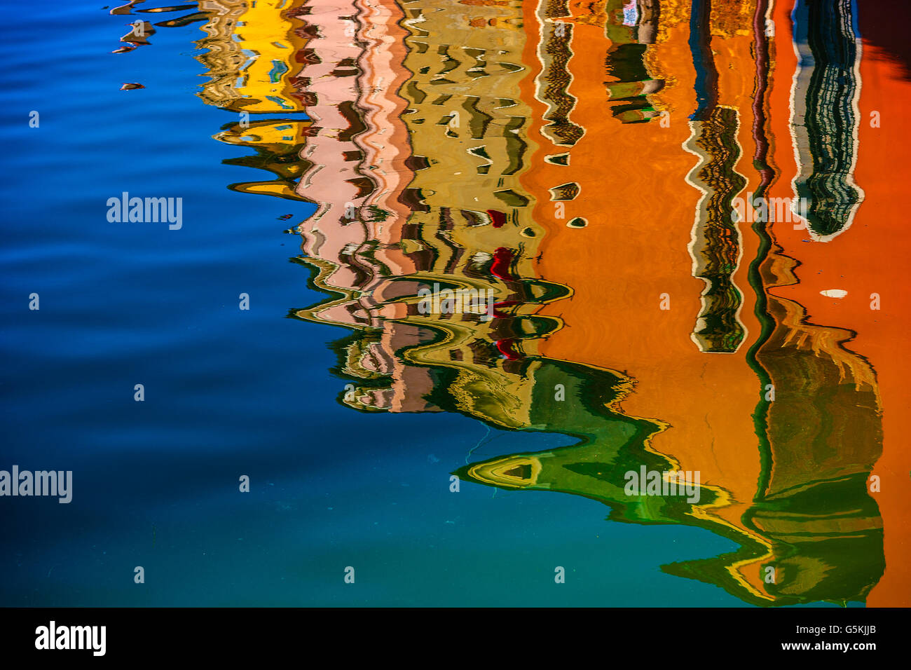 Italia Veneto Chioggia - Riflessioni Foto Stock