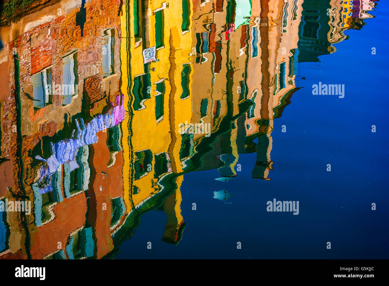 Italia Veneto Chioggia - Riflessioni Foto Stock