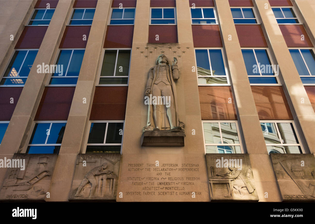 Stato della Virginia edificio per uffici a Richmond Foto Stock