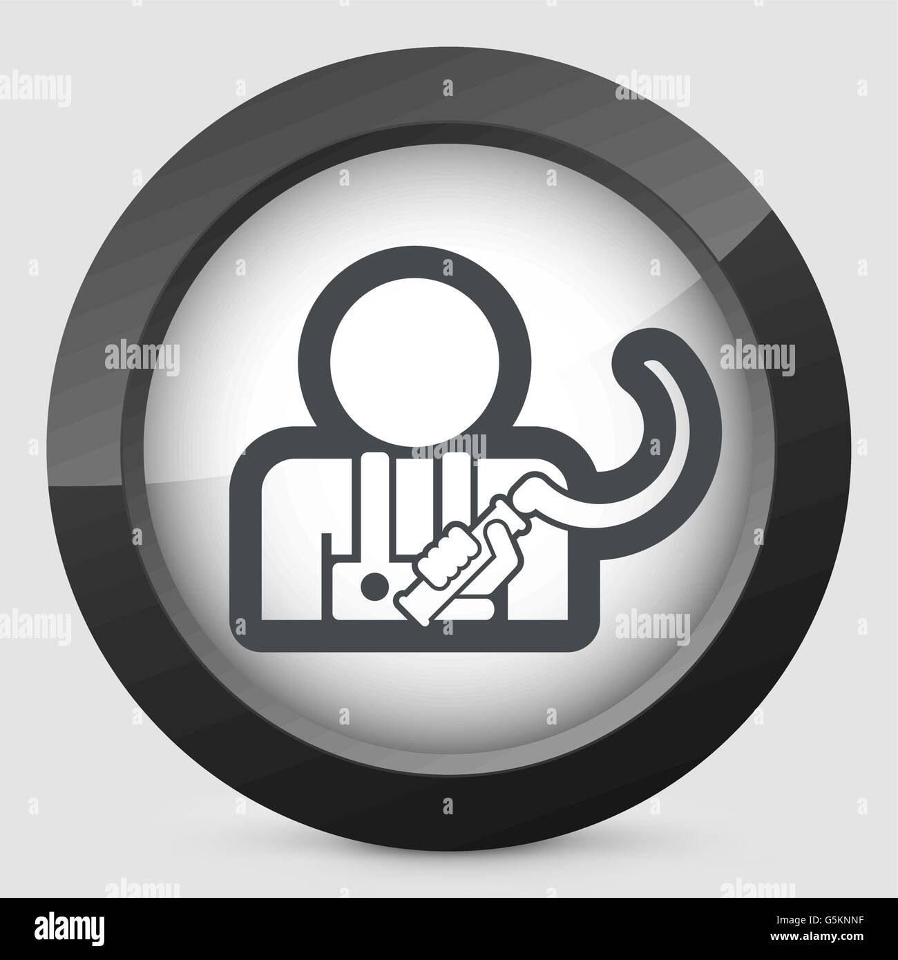 Icona di falce Illustrazione Vettoriale