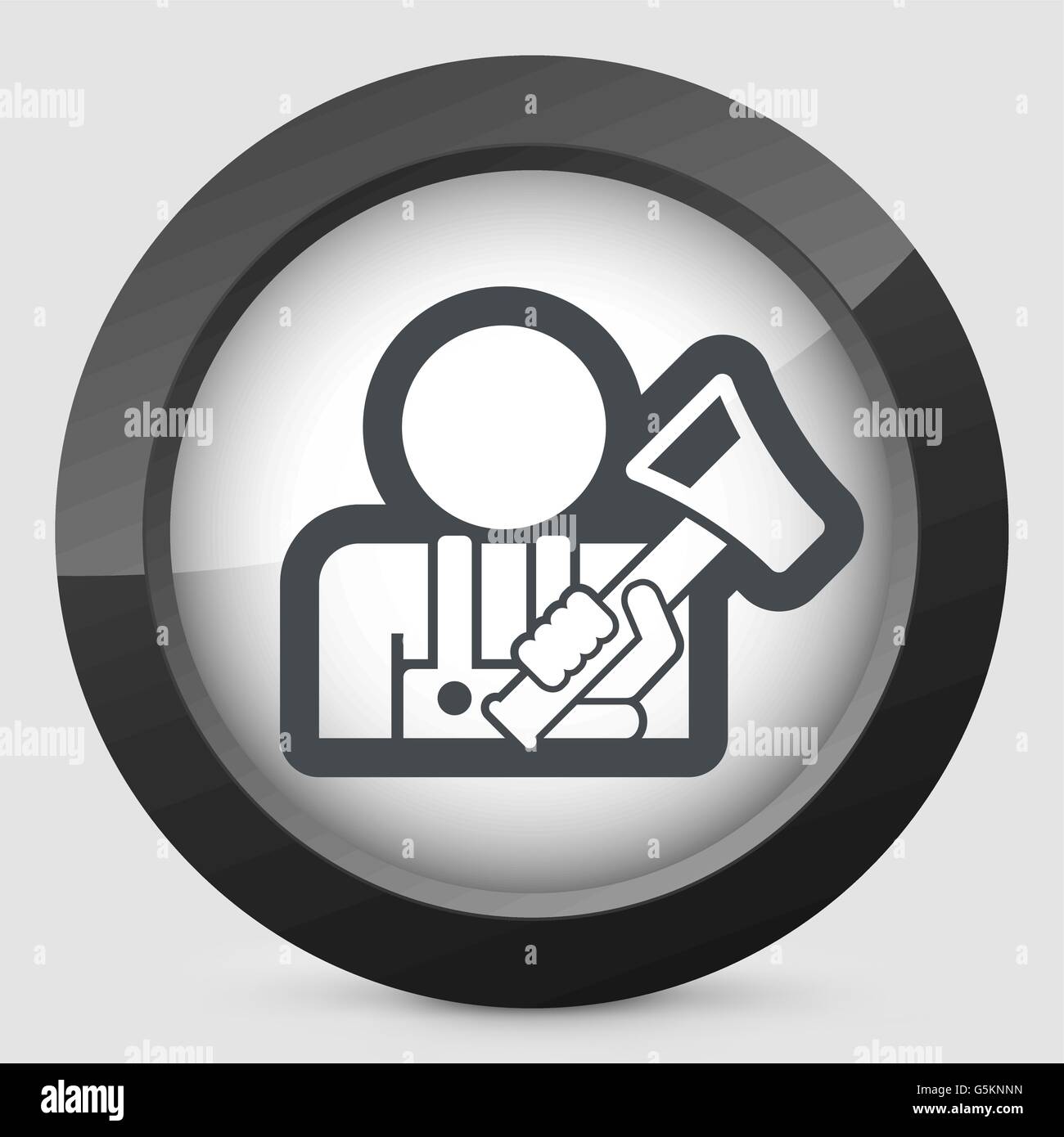 Icona di Hachette Illustrazione Vettoriale