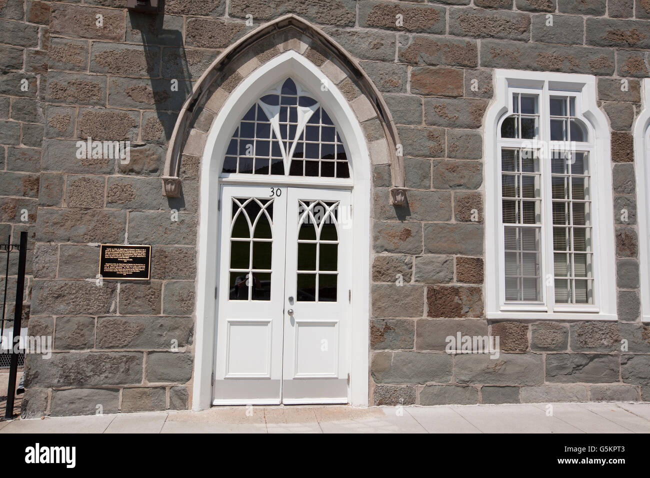 QUEBEC CITY - 24 Maggio 2016: Quebec High School (QHS) è una scuola di alta appartenente alla centrale di Quebec School Board. La scuola mi Foto Stock