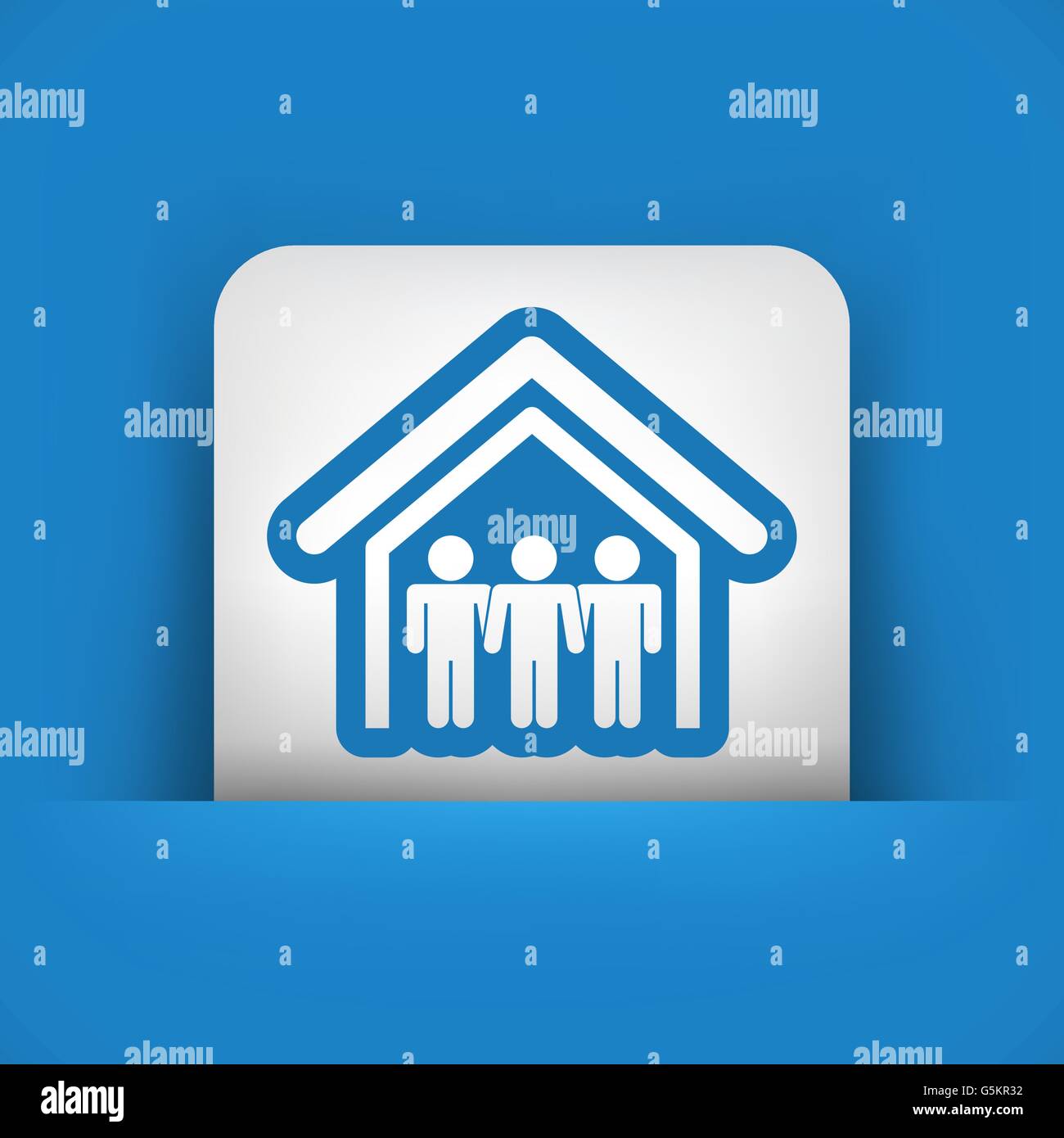 Immobiliare di icona Illustrazione Vettoriale