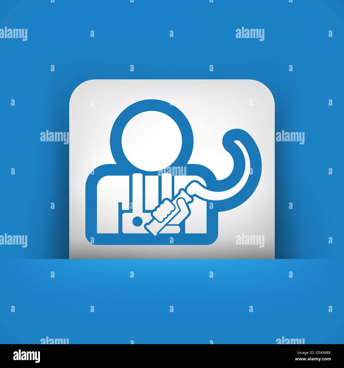 Icona di falce Illustrazione Vettoriale