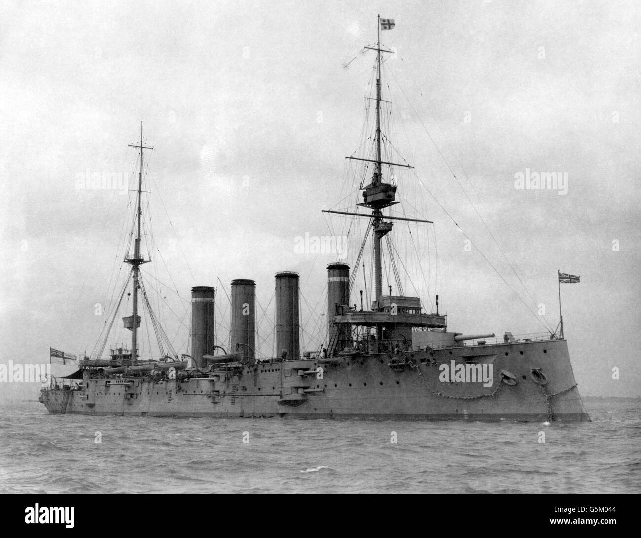 Prima guerra mondiale - British Royal Navy - HMS buona speranza. HMS buona speranza. Foto Stock