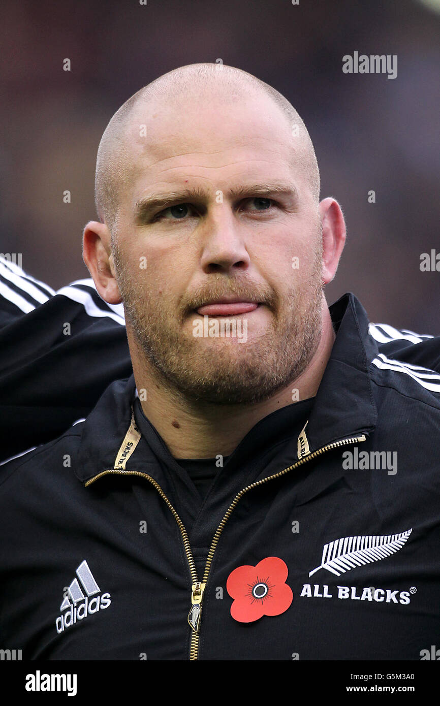 Rugby Union - EMC Test - Scozia / Nuova Zelanda - Murrayfield. Ben Franks, Nuova Zelanda Foto Stock