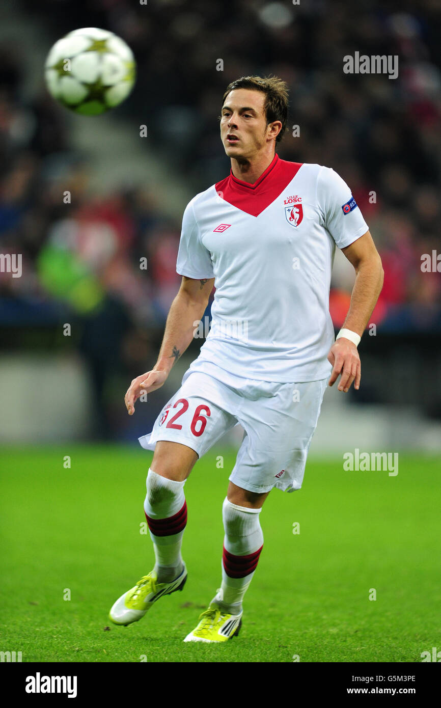 Calcio - UEFA Champions League - Gruppo F - Bayern Monaco v Lille - Allianz Arena. Nolan Roux, Lille Foto Stock