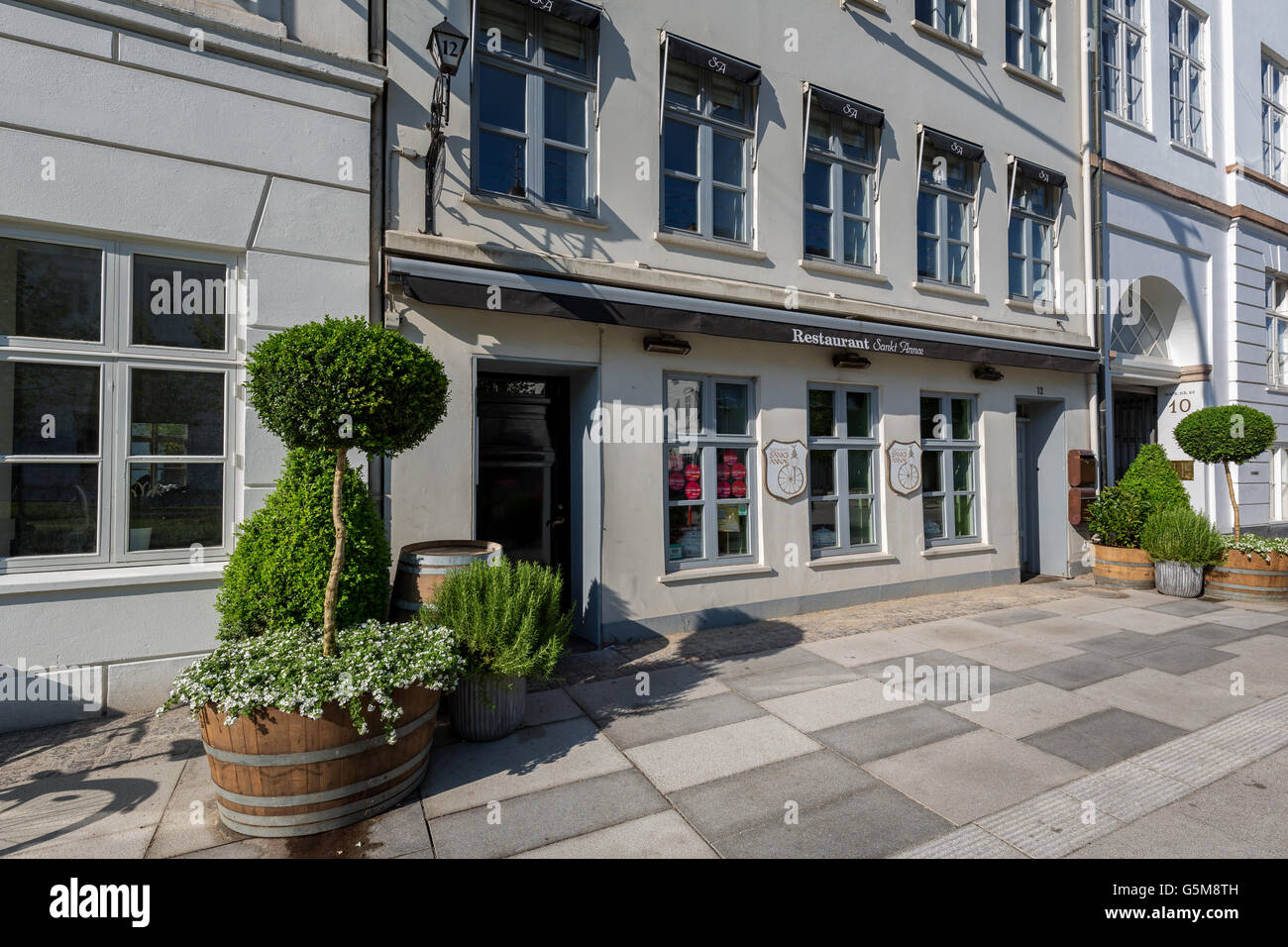 Ristorante Sankt Annae, Sankt Annae Plads, Copenhagen, Danimarca Foto Stock