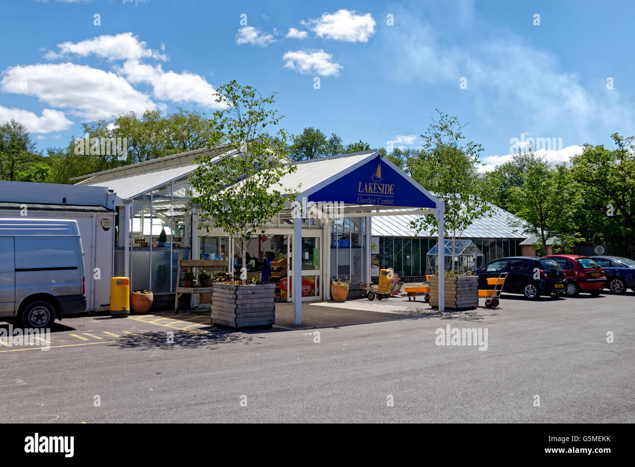 Il Lakeside Garden Center, Crockerton, Wiltshire, Regno Unito. Foto Stock