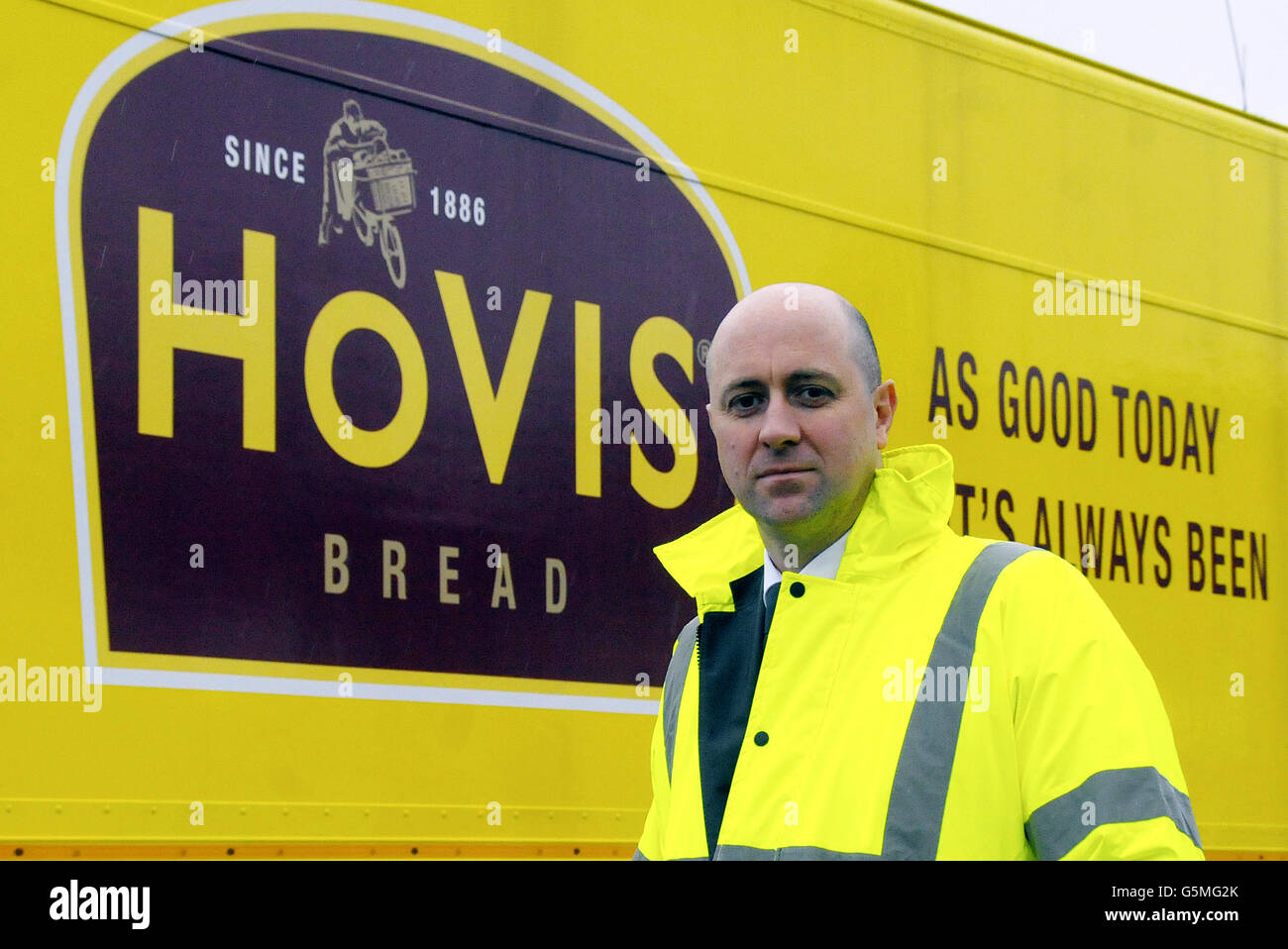 David Seeckts, responsabile della produzione di Midland di Hovis, presso la panetteria Hovis dell'azienda a Garretts Green, Birmingham, come proprietario di Hovis ha detto oggi che è di tagliare 900 posti di lavoro come parte dei piani di revisione del commercio del pane in difficoltà. Foto Stock