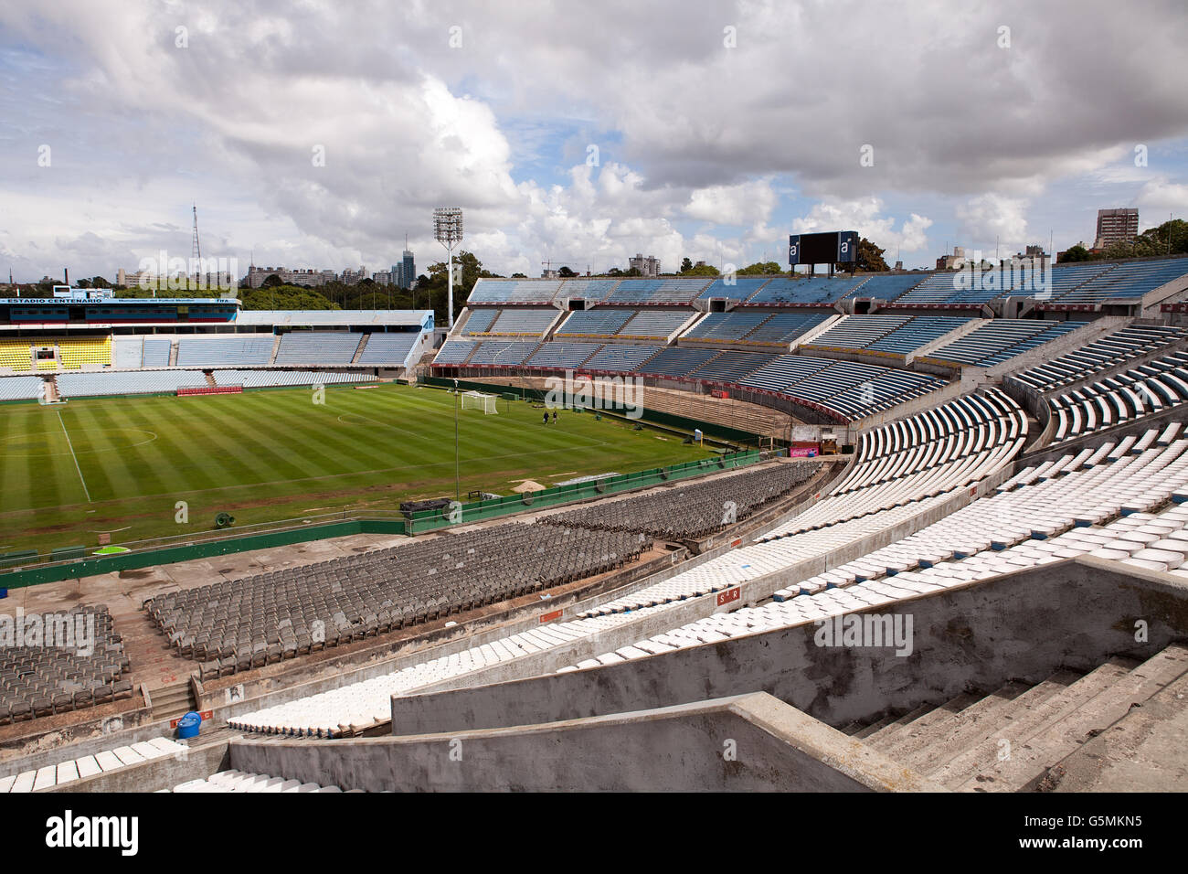 Centenario e allo stadio di calcio di Montevideo Foto Stock