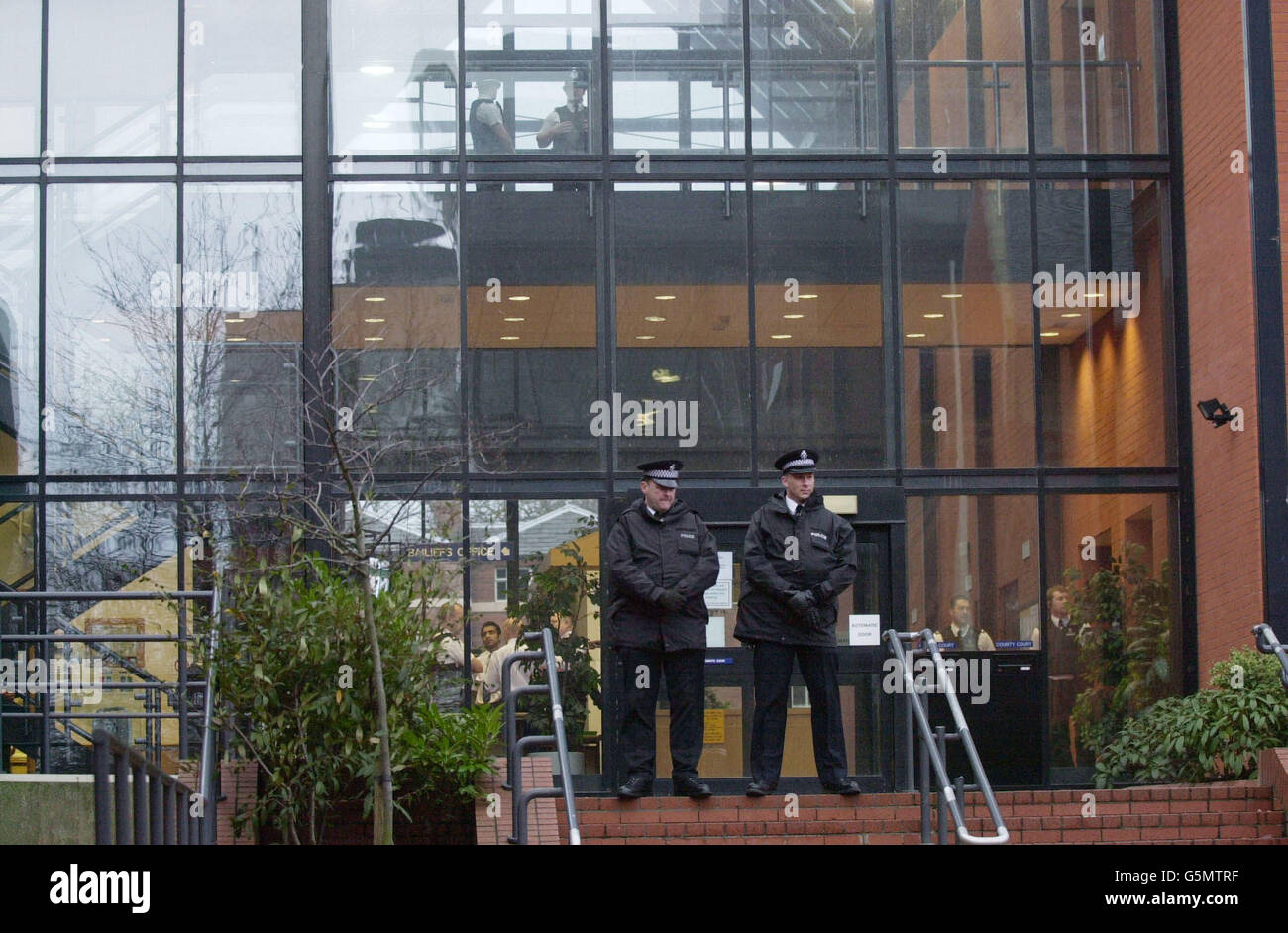 Due uomini algerino arrestato in Leicester Foto Stock