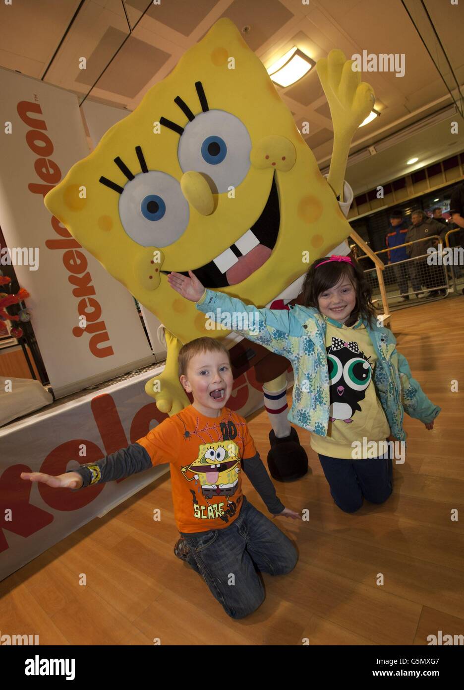SpongeBob SquarePants in Wolverhampton Foto Stock