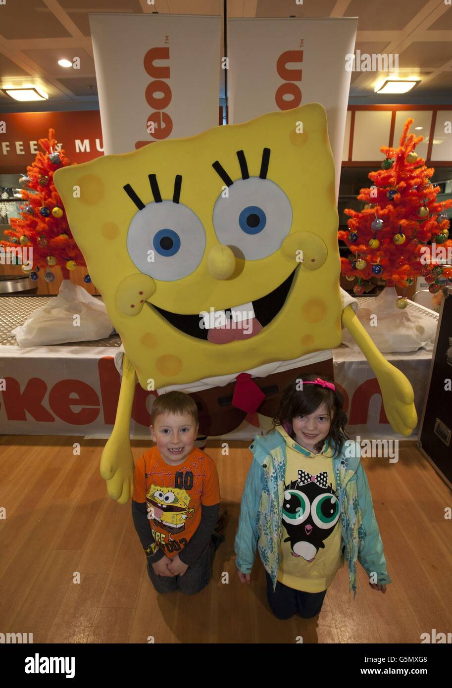 SpongeBob SquarePants in Wolverhampton Foto Stock