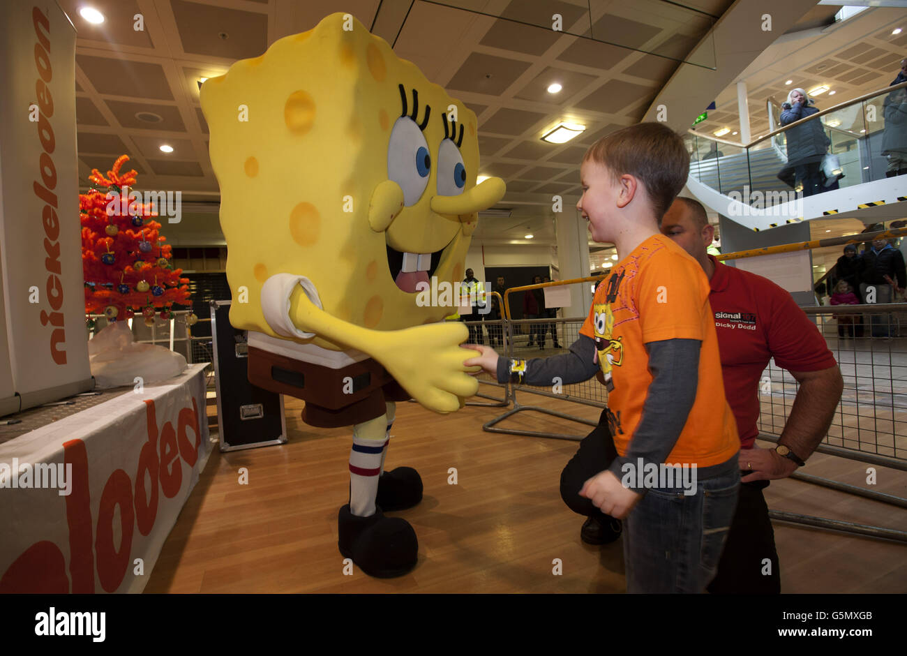 SpongeBob SquarePants in Wolverhampton Foto Stock