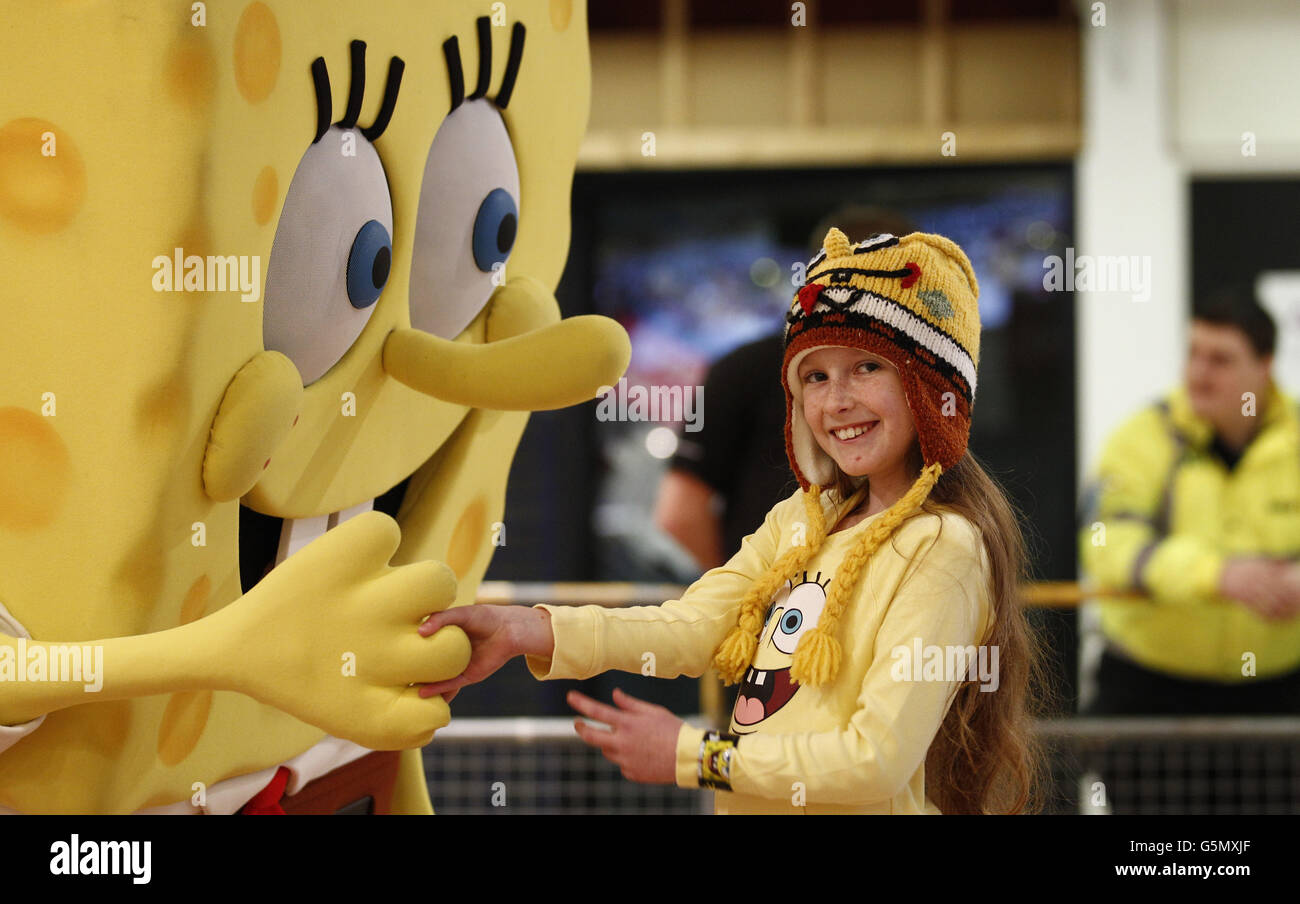 SpongeBob SquarePants in Wolverhampton Foto Stock