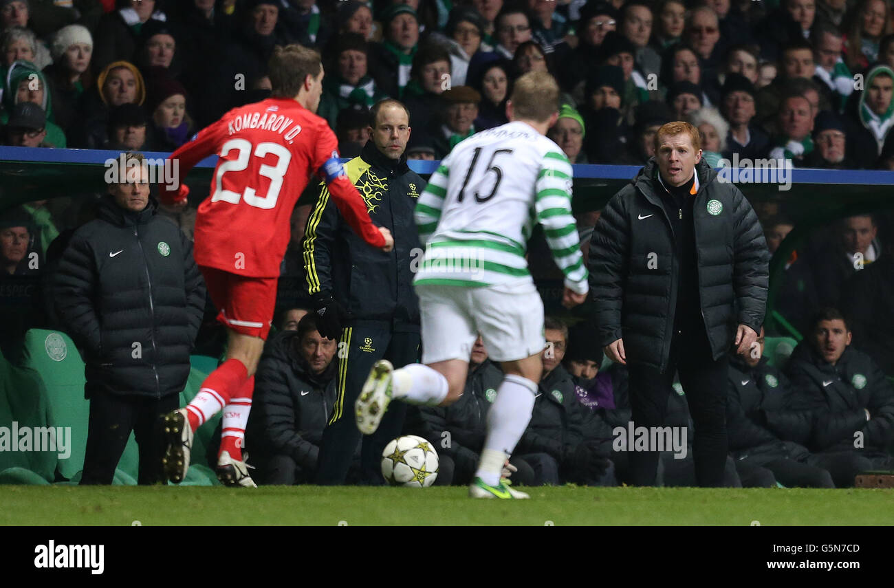 Soccer - UEFA Champions League - Gruppo G - Celtic v Spartak Mosca - Celtic Park Foto Stock