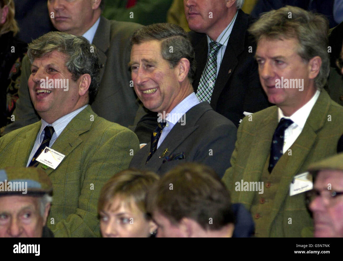 Il principe Charles visite Perth Foto Stock