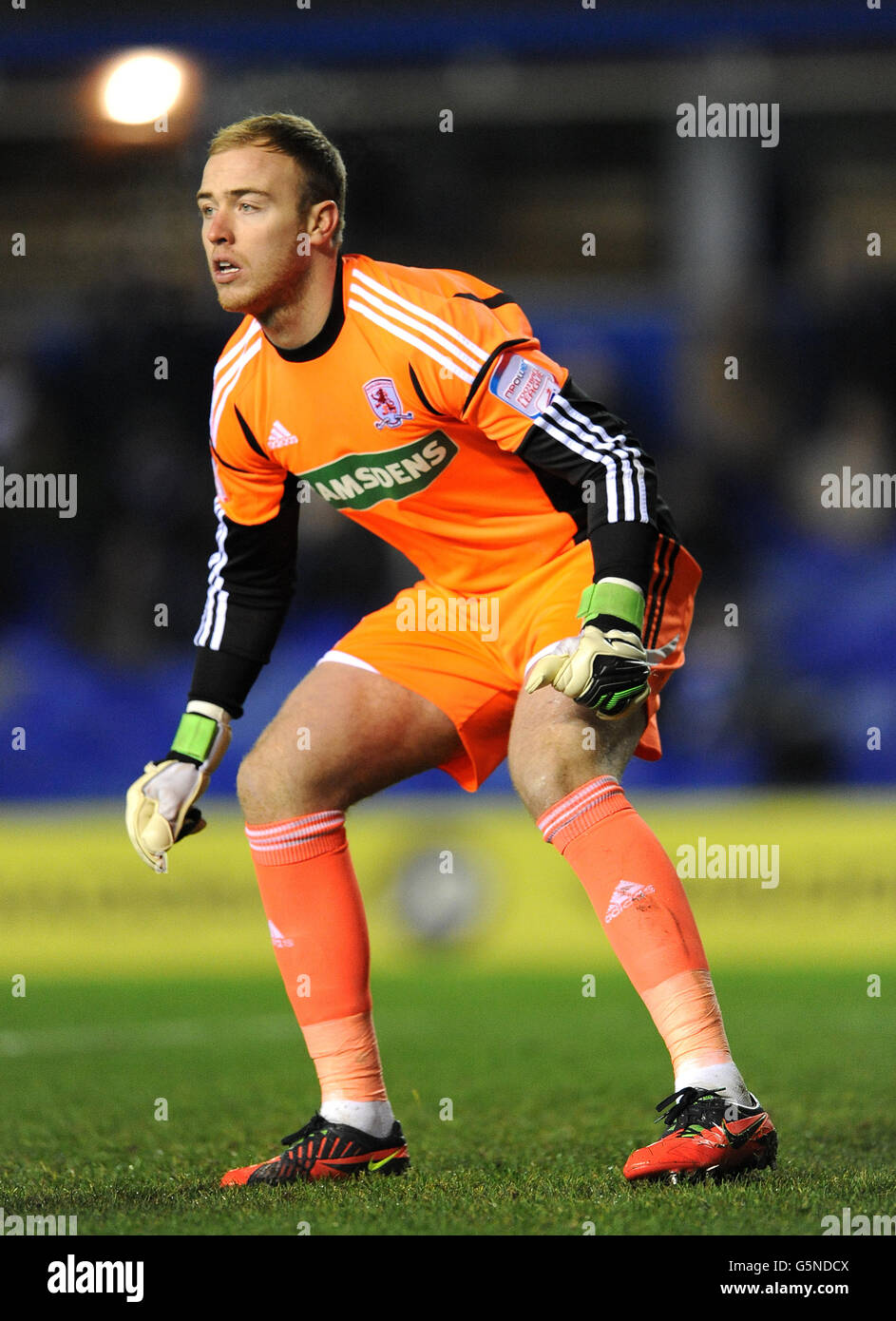 Calcio - campionato della Lega di Calcio di Npower - Birmingham City v Middlesbrough - St Andrew's. Luke Steele, portiere di Middlesbrough Foto Stock