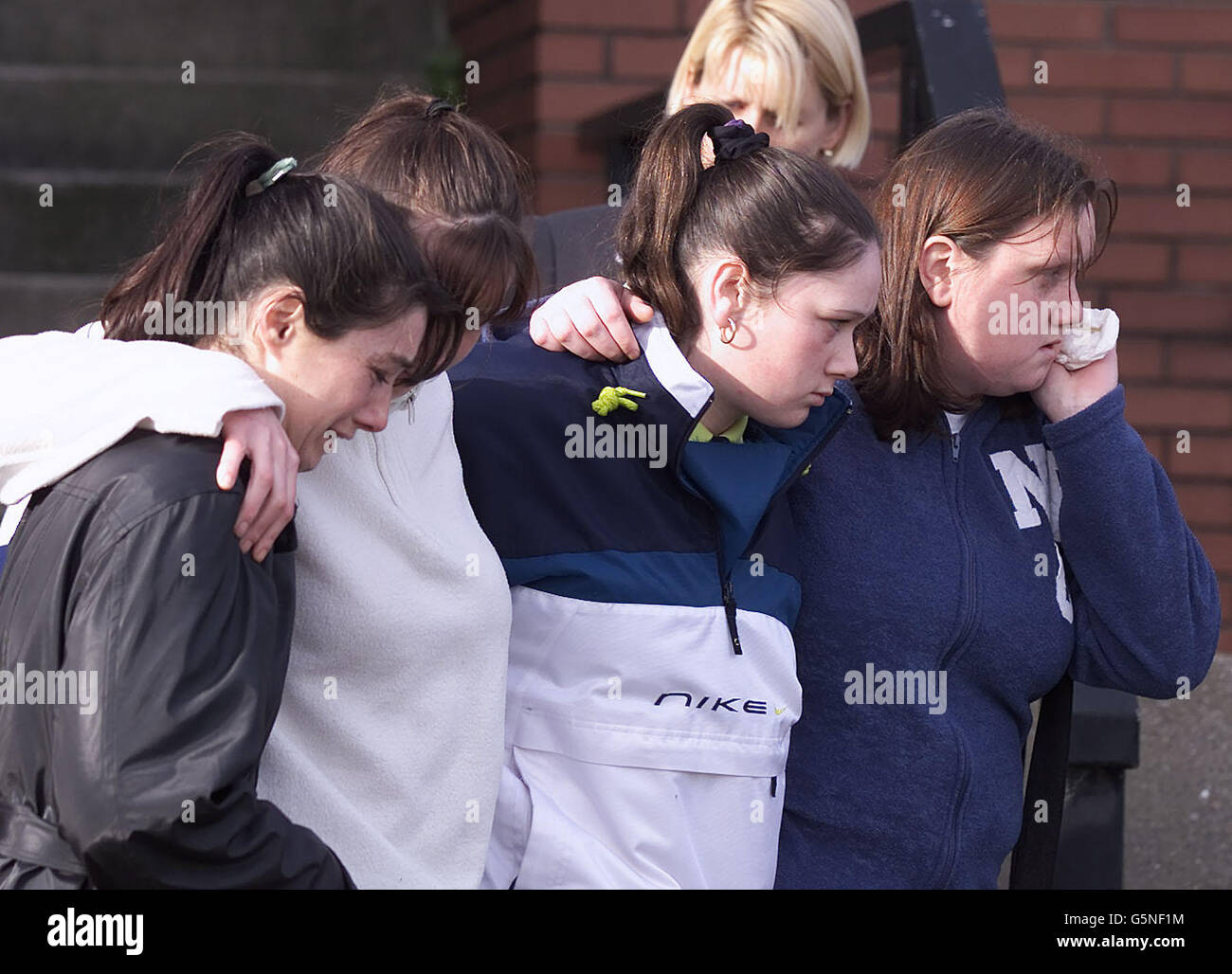 Il lutto per assassinato George Green Foto Stock