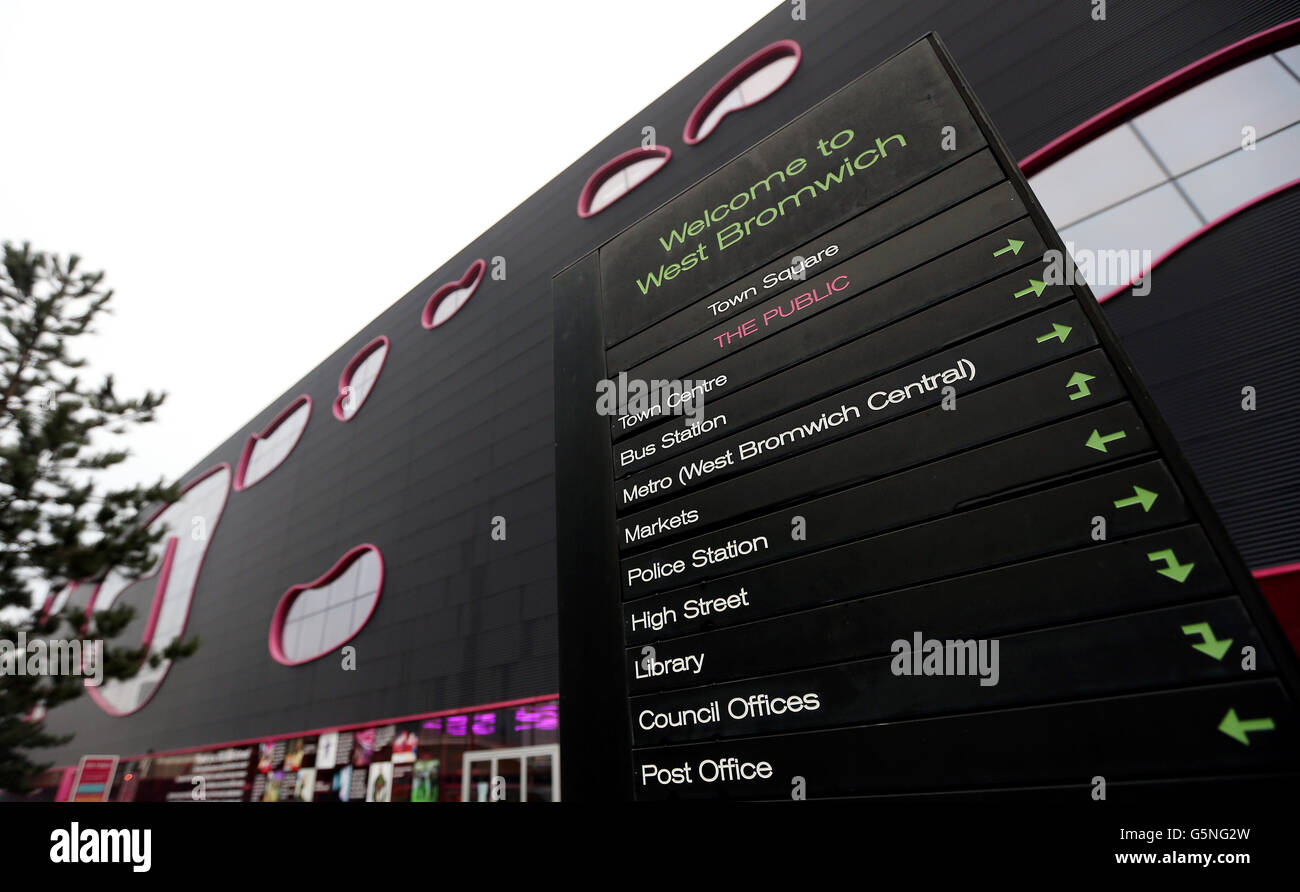Il pubblico a Bromwich ovest. Stock image di 'il pubblico' a West Bromwich. Foto Stock