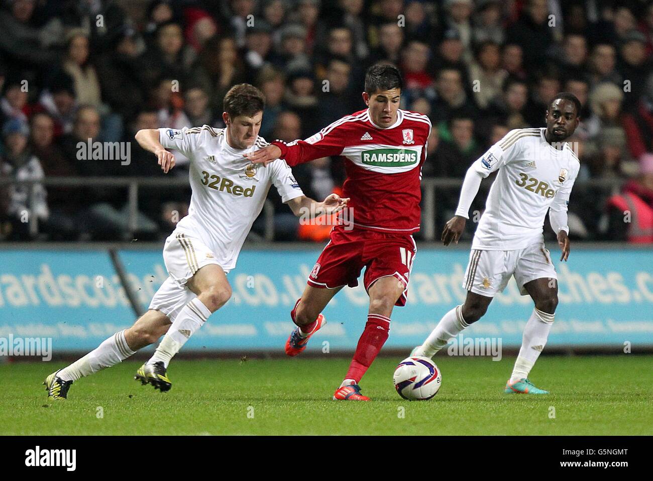 Calcio - Capital One Cup - Quarti di Finale - Swansea City v Middlesbrough - Liberty Stadium Foto Stock