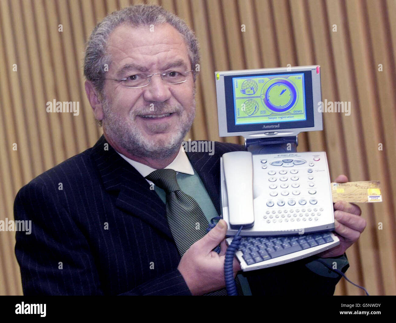 Amstrad lanciare nuove email telefono Foto Stock