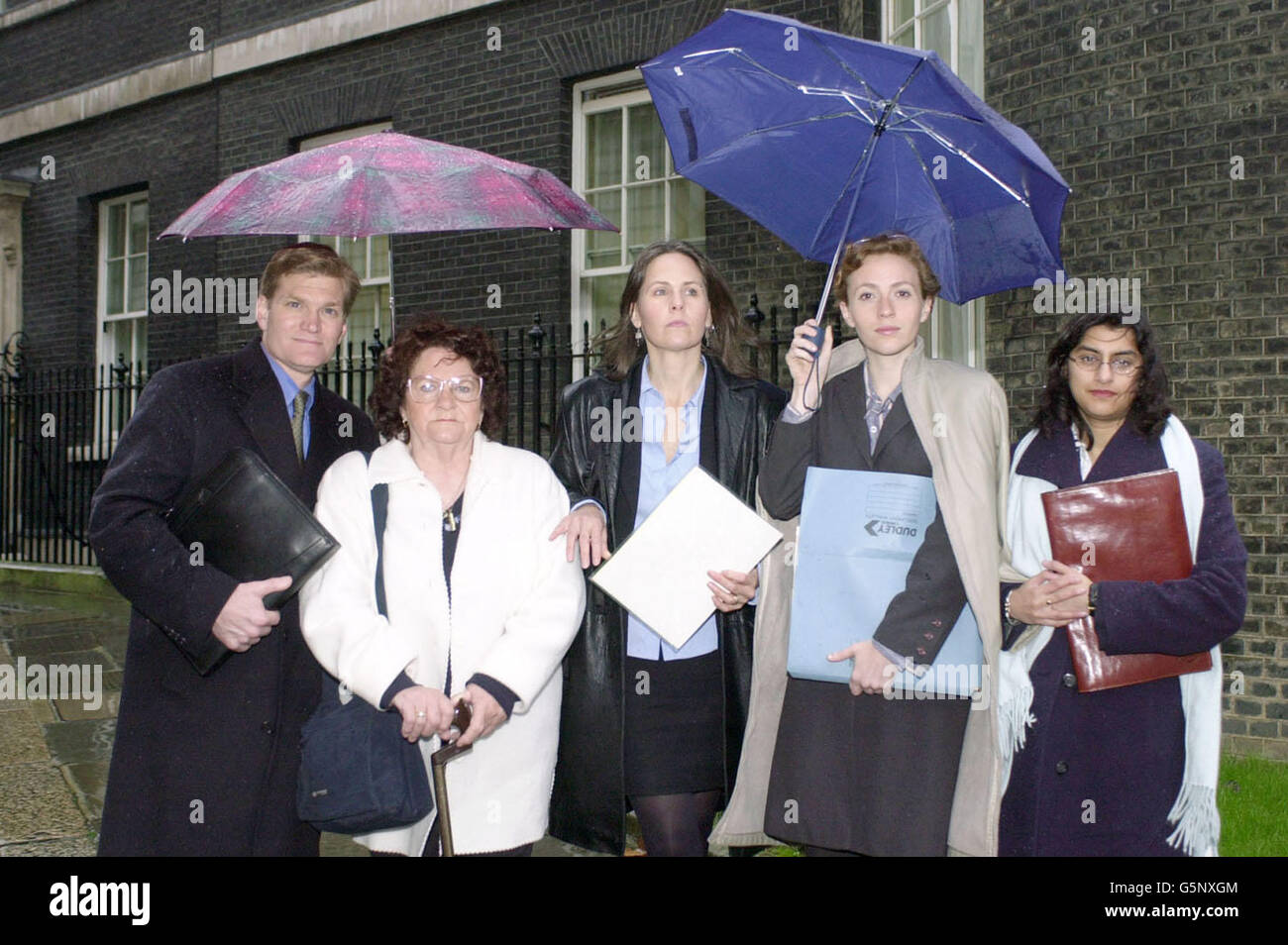 Nazione britannica sulla prova in noi Foto Stock