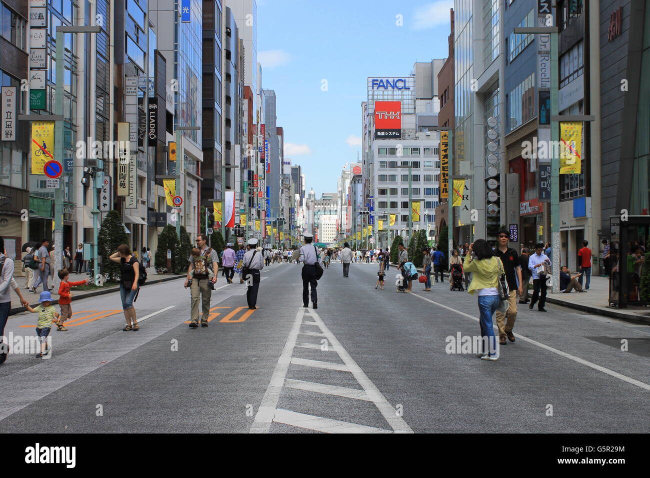 Ginza Chuo ku, Tokyo Foto Stock