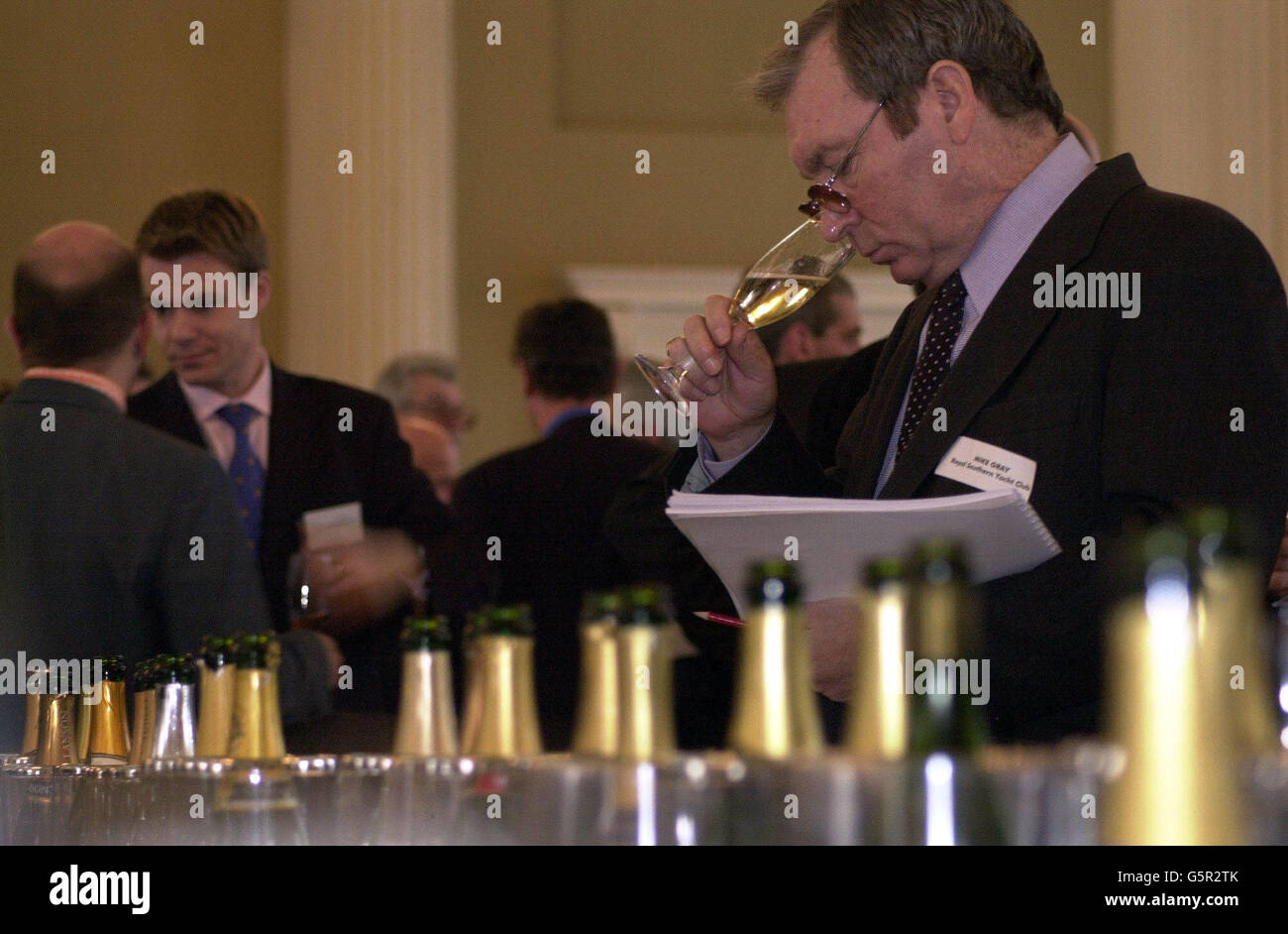 Degustazione di Champagne - Banqueting House Foto Stock