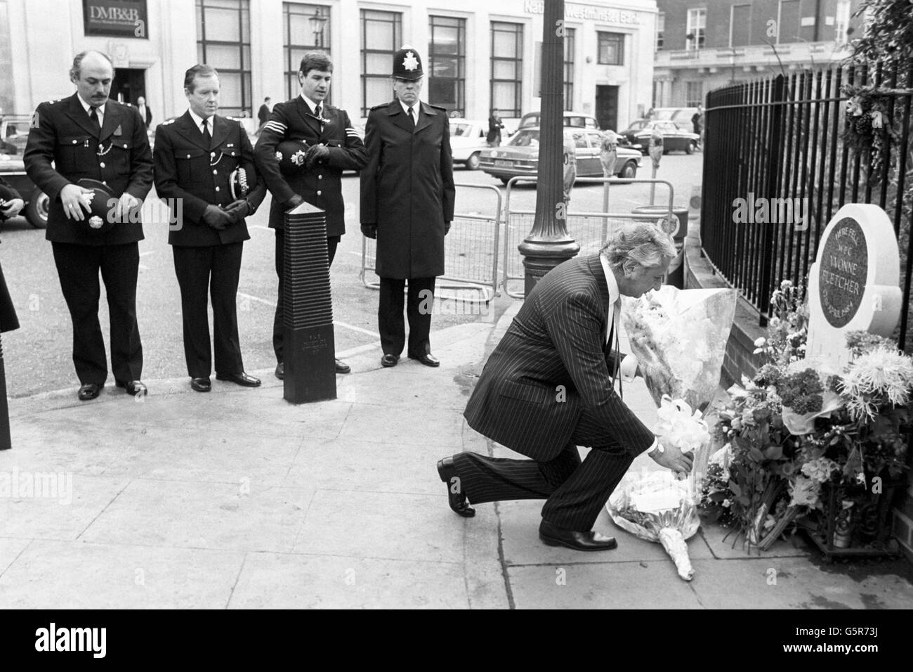 Police Memorial - Yvonne Fletcher - Michael Winner - Londra Foto Stock