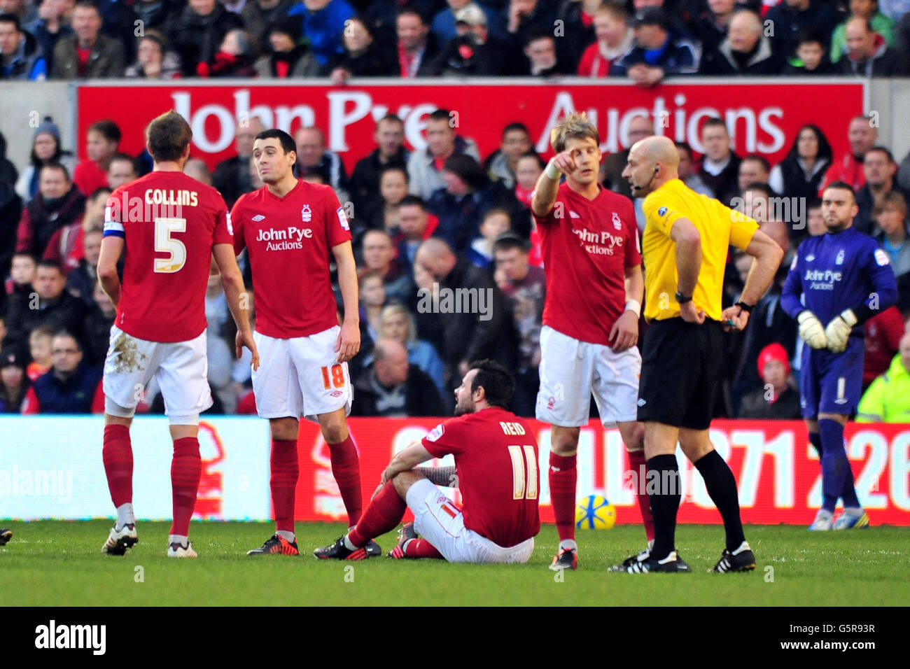 Calcio - FA Cup - Terzo Round - Nottingham Forest v Oldham Athletic - La massa della città Foto Stock