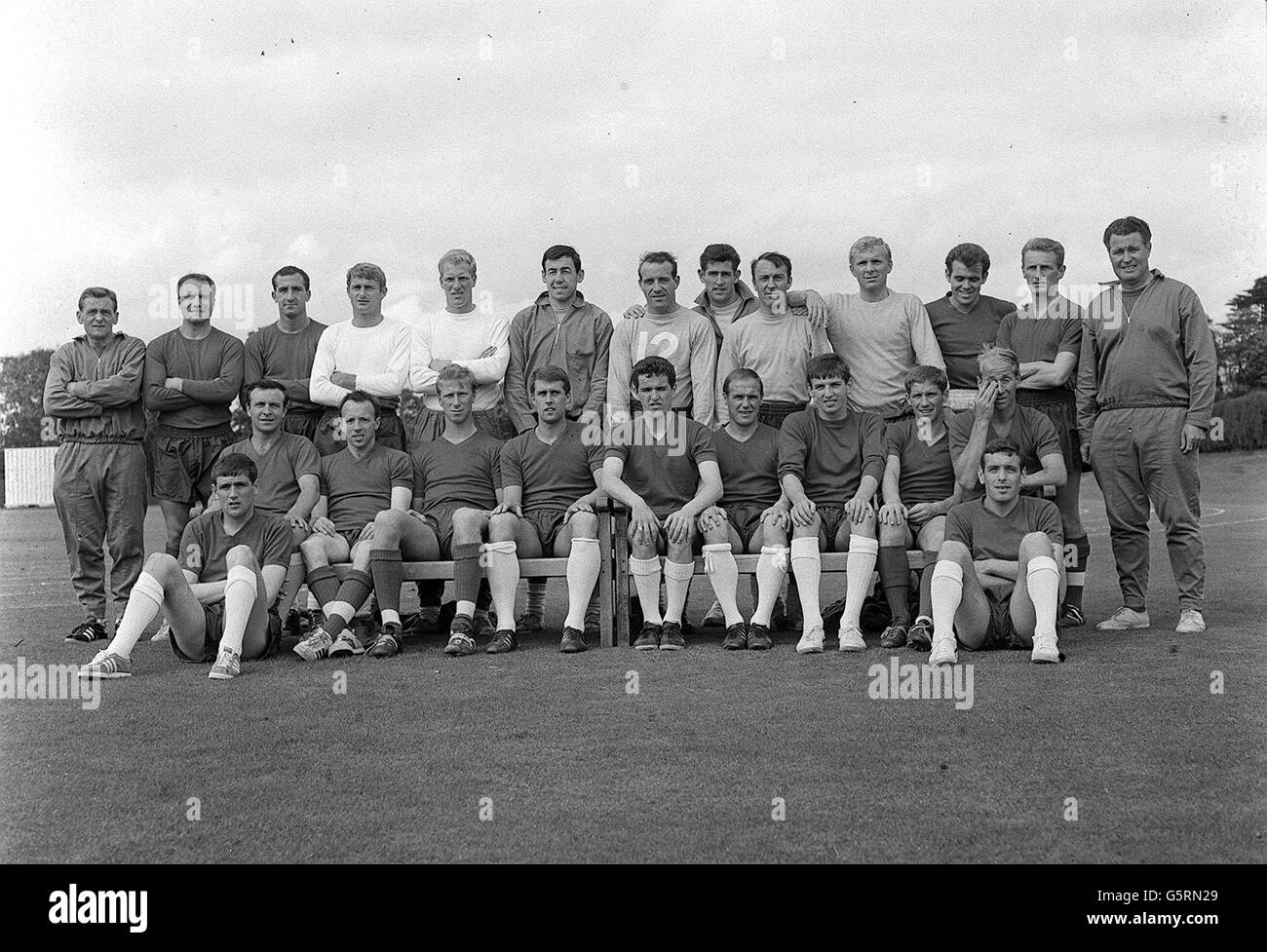 Inghilterra di Coppa del Mondo di squadra 1966 Foto Stock