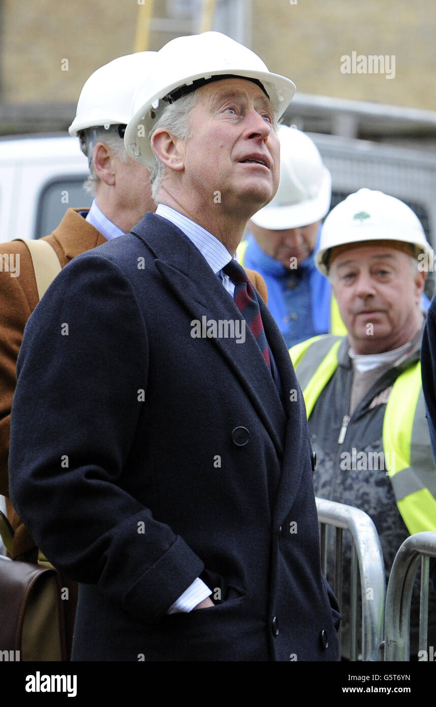 Charles visite Kennington Foto Stock