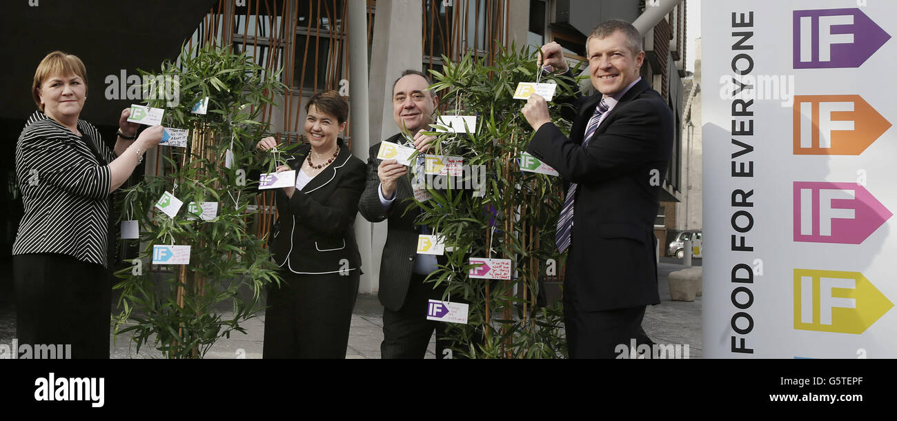 Leader di partito supporto se la campagna Foto Stock