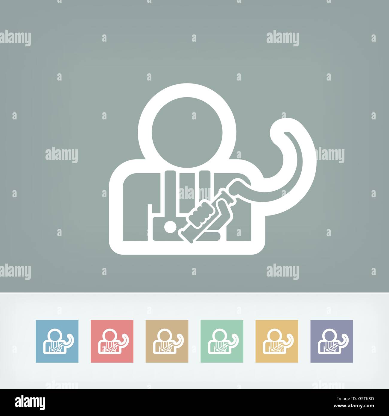 Icona di falce Illustrazione Vettoriale