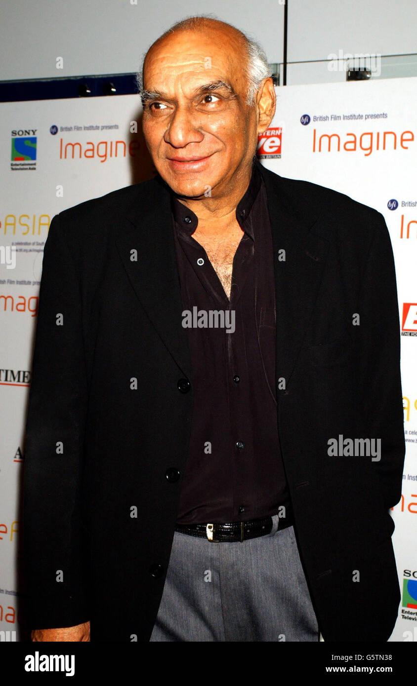 Yash Chopra al lancio del festival cinematografico ImagineAsia, al NFT sulla South Bank, a Londra. Foto Stock