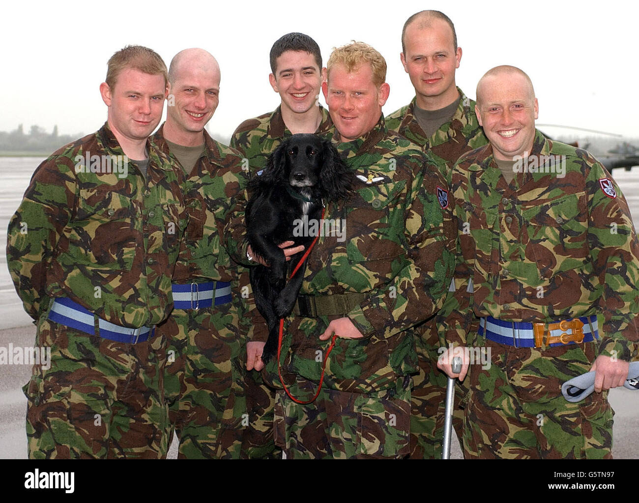 Salvataggio in caso di valanghe Foto Stock