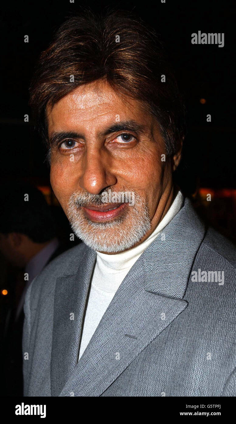 Bollywood photocall / Amitabh Bachchan Foto Stock