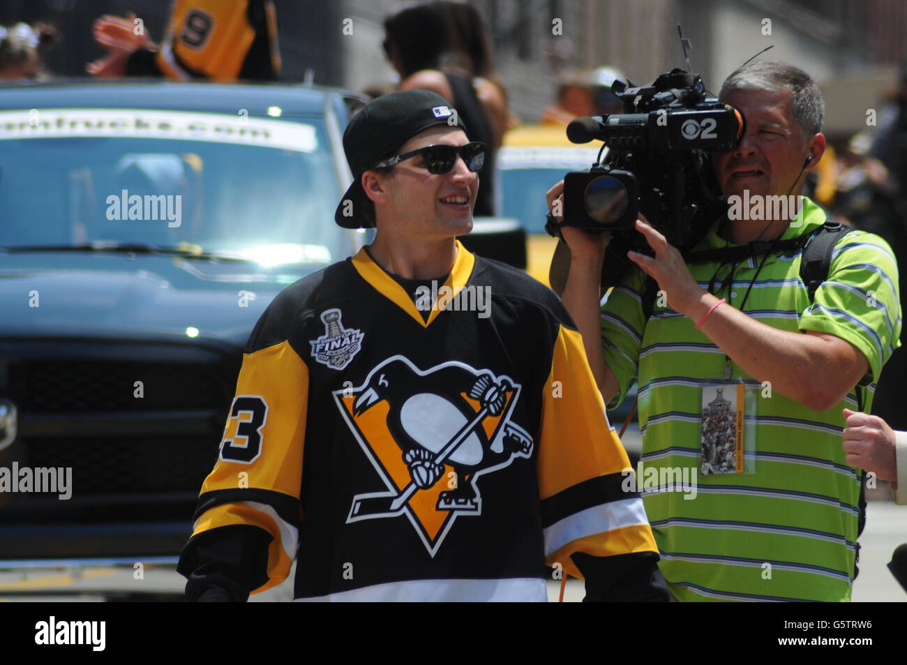 Pittsburgh Penguins Stanley Cup Victory Parade Giugno 2016 Foto Stock