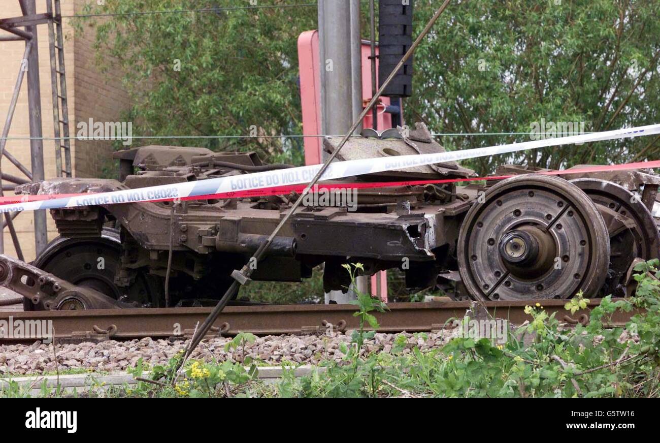 Potter's Bar Crash del treno Foto Stock