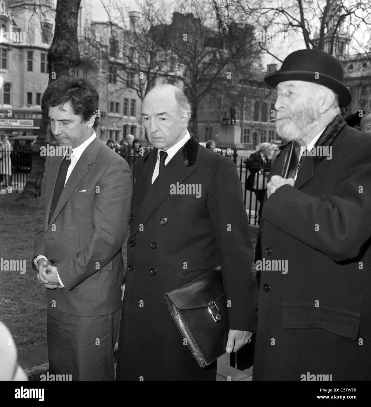 Politica - il visconte Macmillan memoriale di servizio - Londra Foto Stock