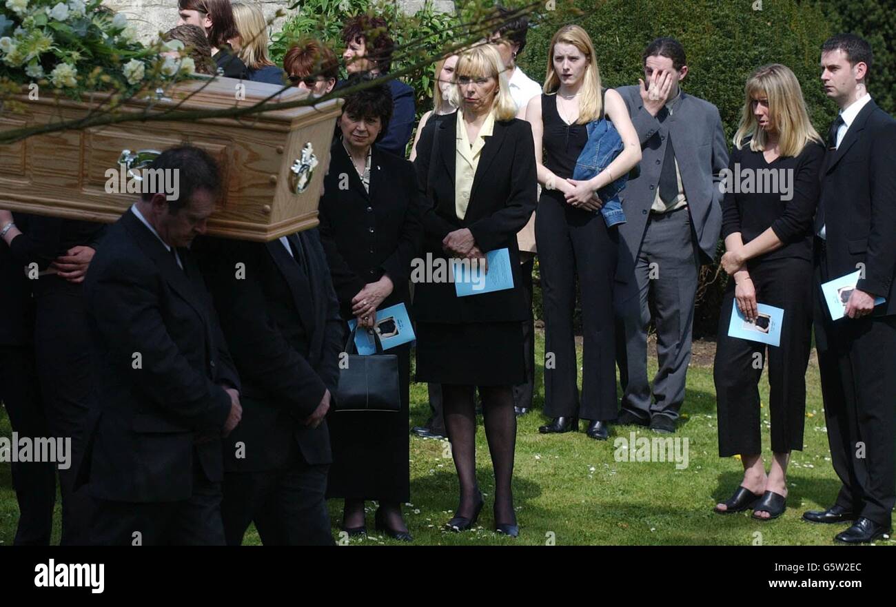 Funerali di Caroline Stuttle Foto Stock