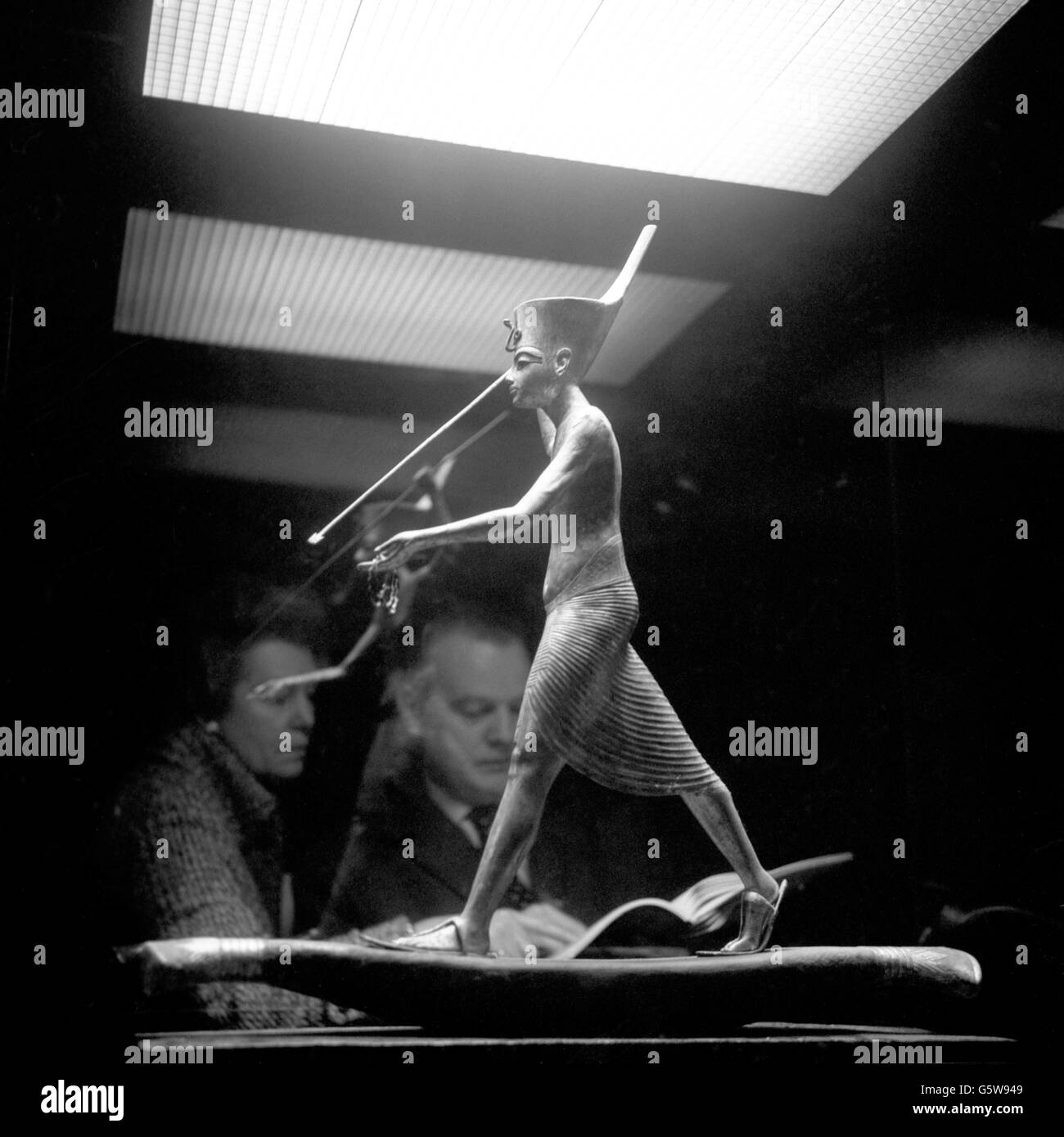 Storia - mostra Tutankhamun - British Museum di Londra Foto Stock